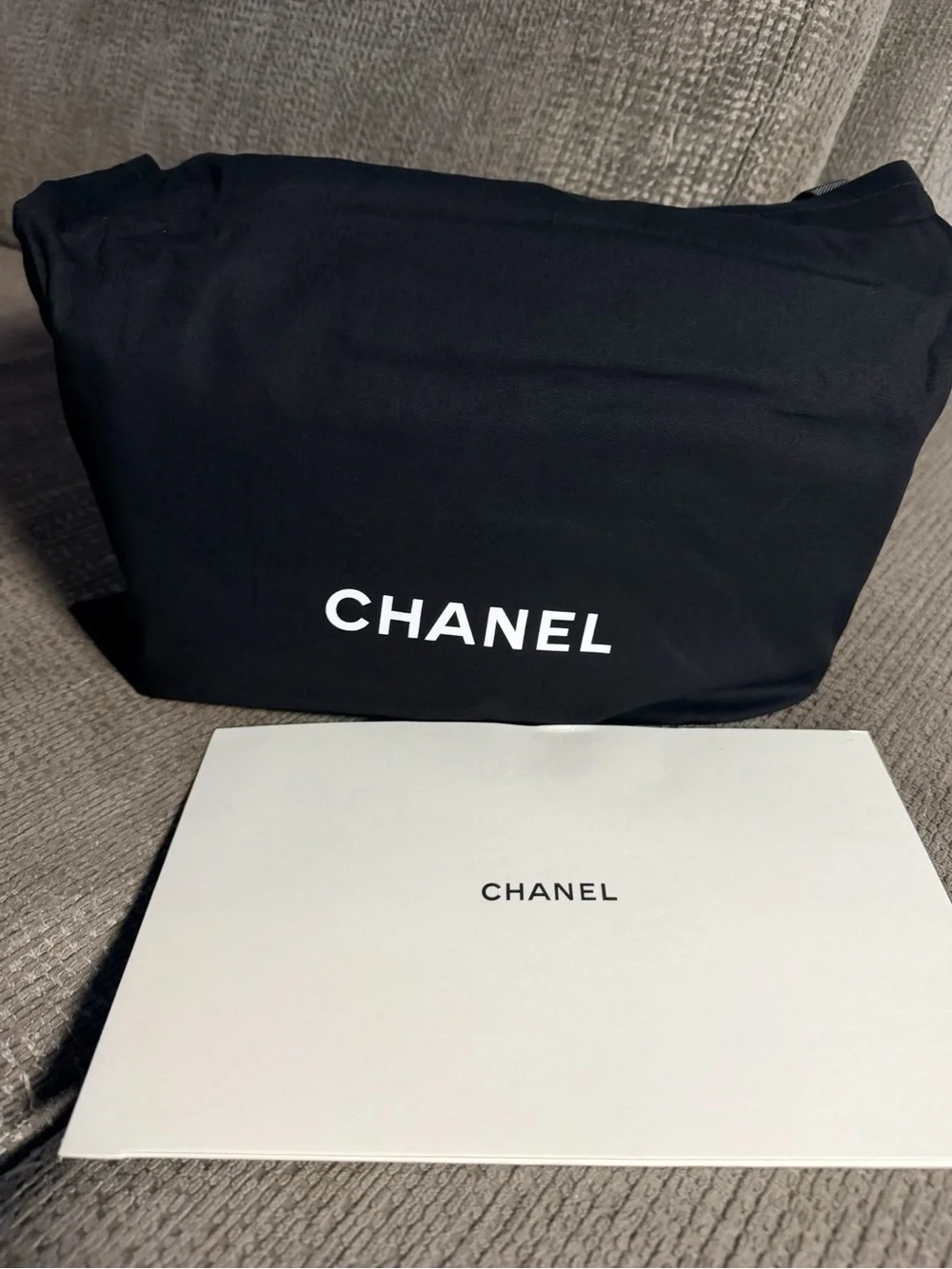 CHANEL Black Quilted Shoulder Bag with Gold-Tone Hardware
